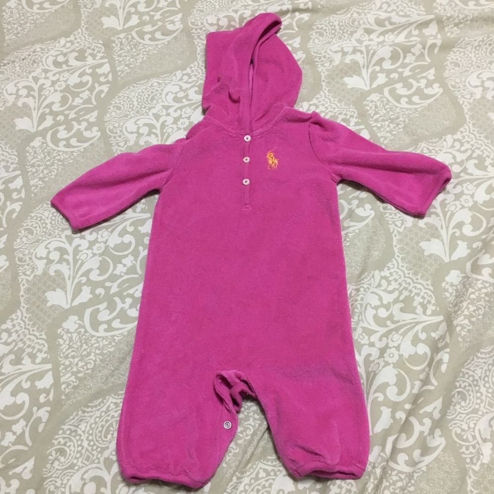 Ralph Lauren 3m 1 piece terry cloth outfit